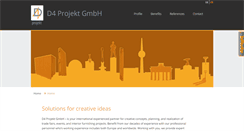 Desktop Screenshot of d4projekt.de